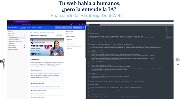 Tu web habla a humanos, pero... ¿la entiende la IA? Analizando la estrategia Dual Web